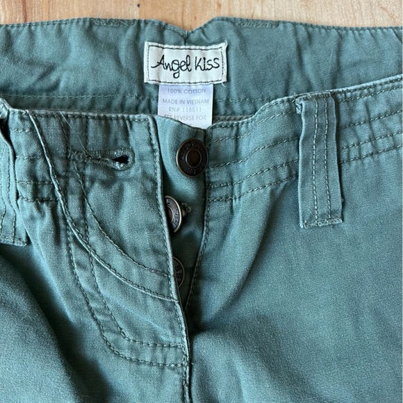 Vintage Y2K Angel Kiss Low Rise Utility Shorts - Picture 2 of 9